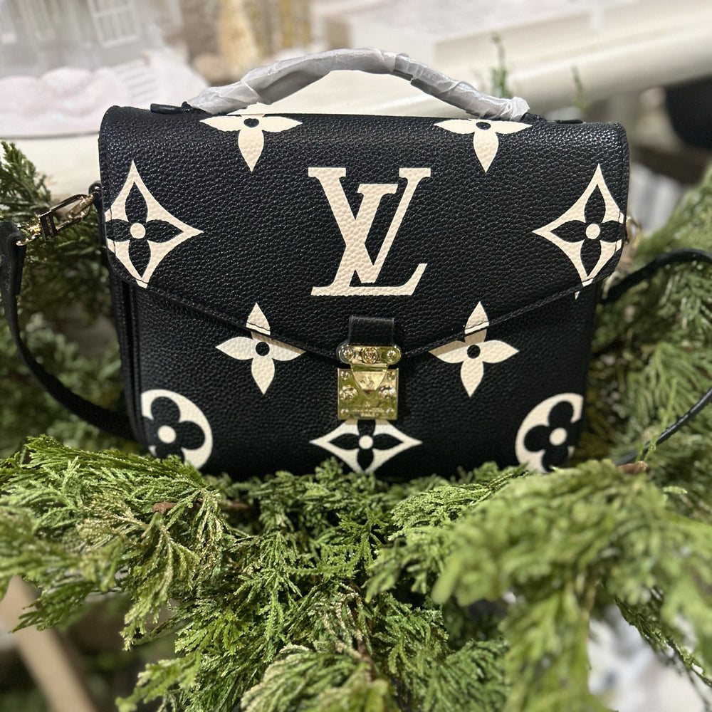 Black and White Louis Vuitton Purse