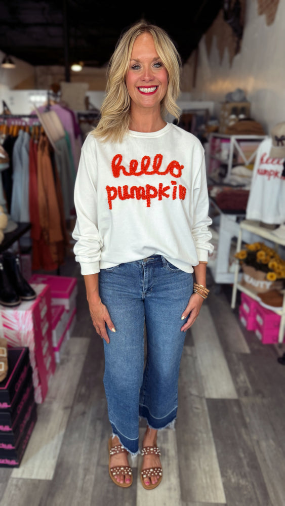 Hello Pumpkin Crewneck