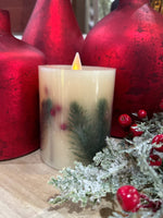 Small Berries & Cedar Flameless Candle