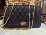 Chanel Black Sling Purse