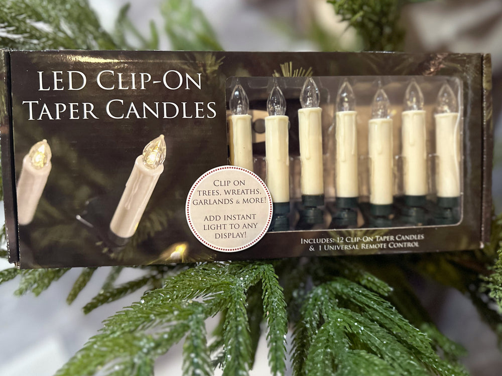 LED clip-on Taper Candles