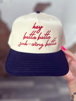 Natural/Navy Hey Batta Batta Swing Hat