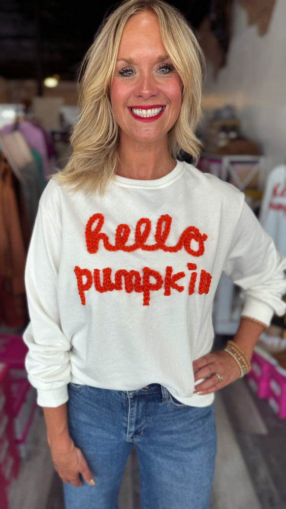 Hello Pumpkin Crewneck