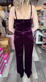 Violet Velvet Jumpsuit