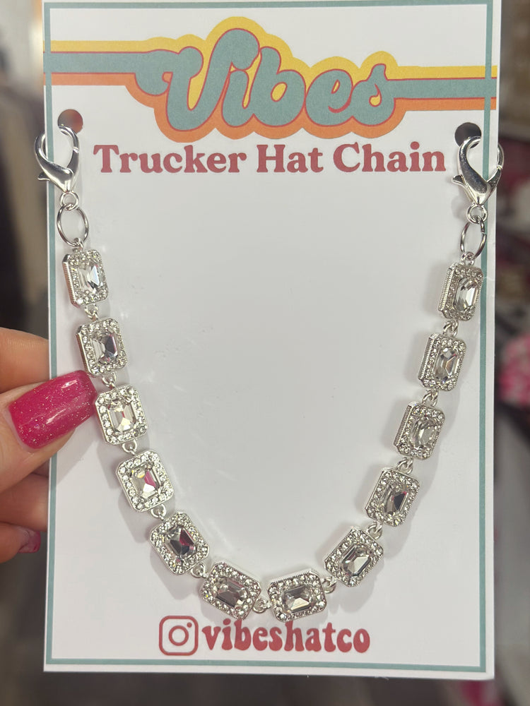 Blingy Crystal Hat Chain