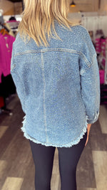 Sparkly Denim Shacket