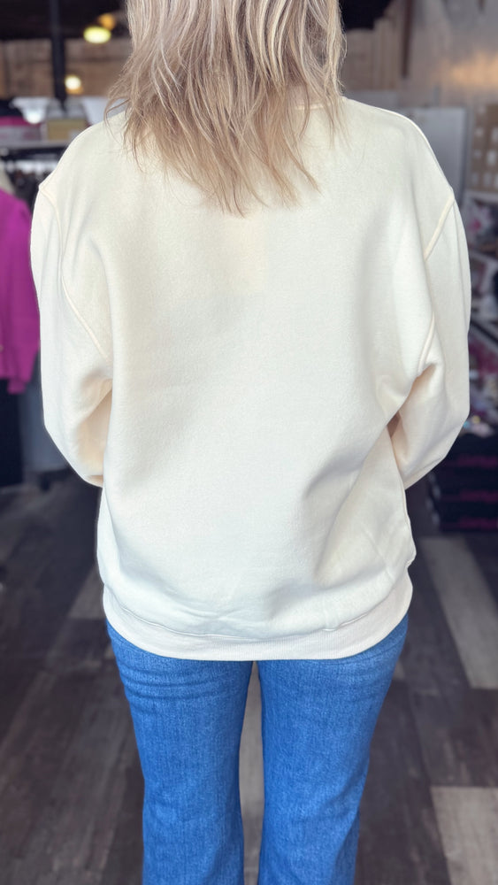 Hello Fall Cream Sweatshirt
