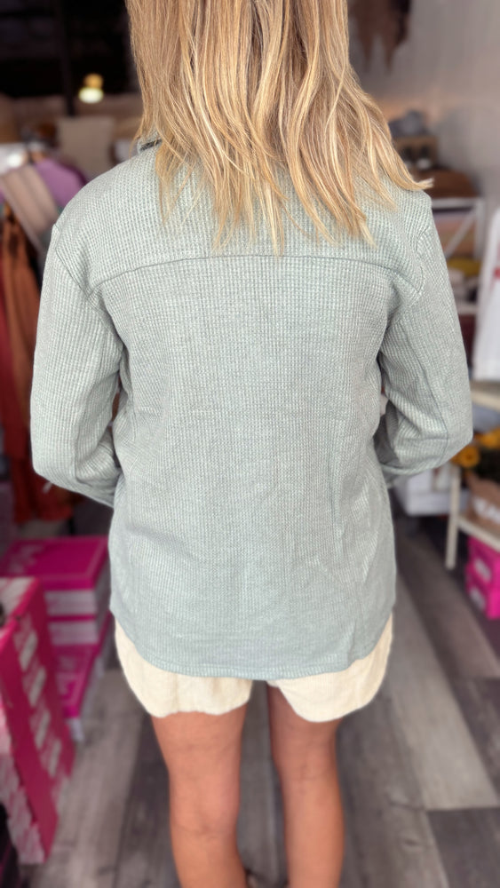 Button Down thermal Jacket