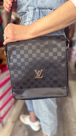 Black Checkered Louis Vuitton Crossbody