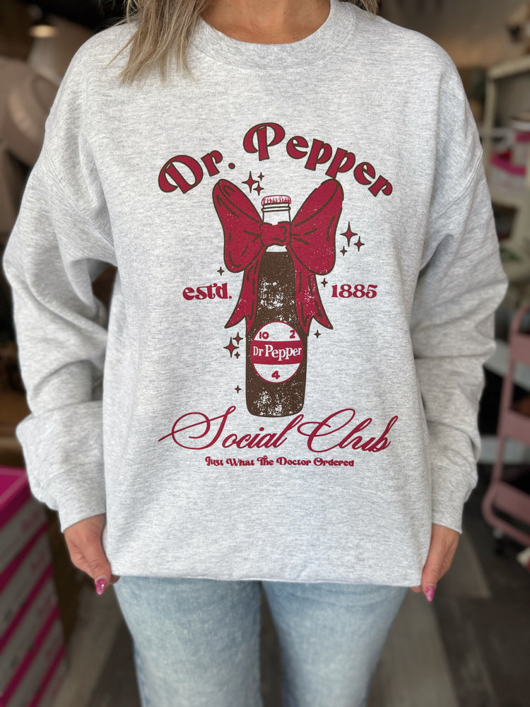 Vintage Dr. Pepper Social Club Sweatshirt