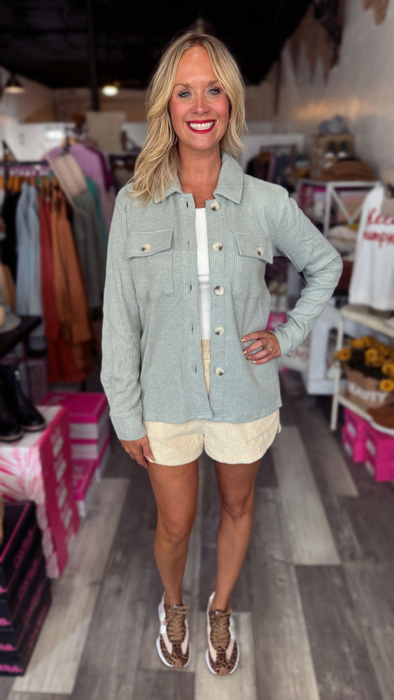 Button Down thermal Jacket