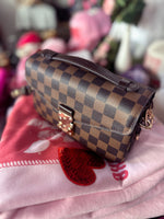 Brown Checkered Classic Louis