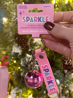 Sparkle Lip Balm Key Chain Set