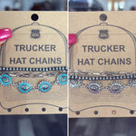 Layered Concho Trucker Hat Chain