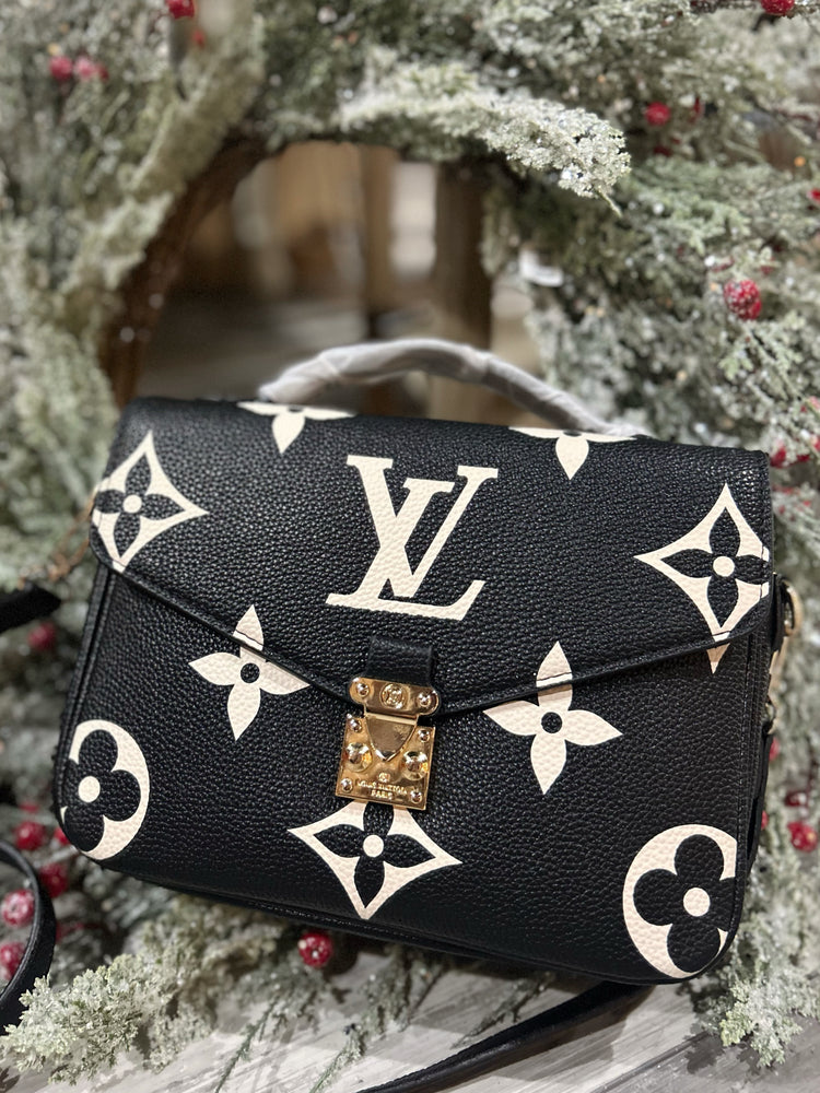 Black and White Louis Vuitton Purse