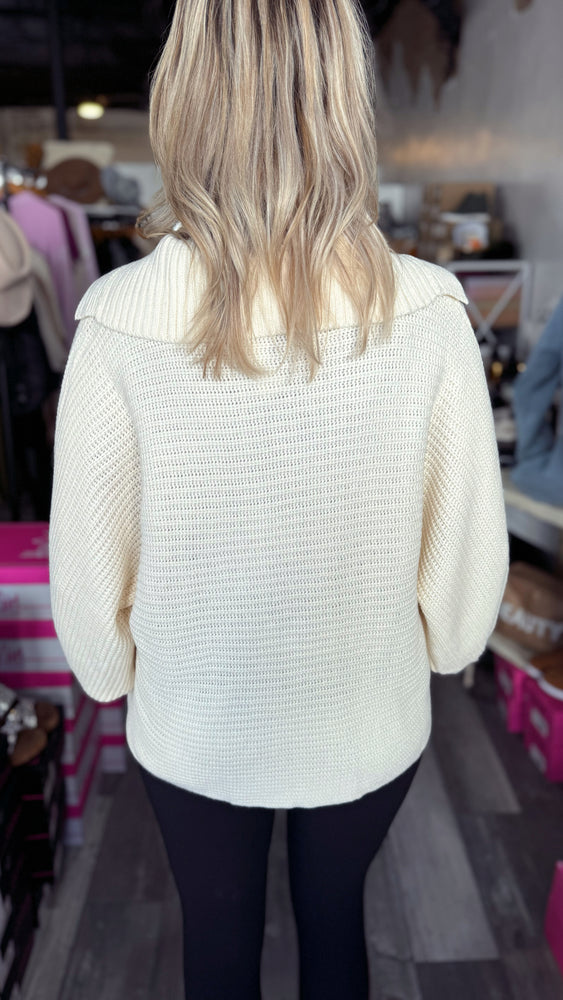 Cream Pumpkin Sweater