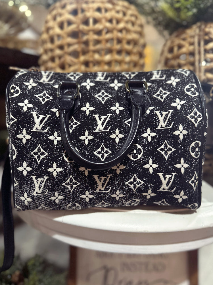 Louis Vuitton Denim Black and White