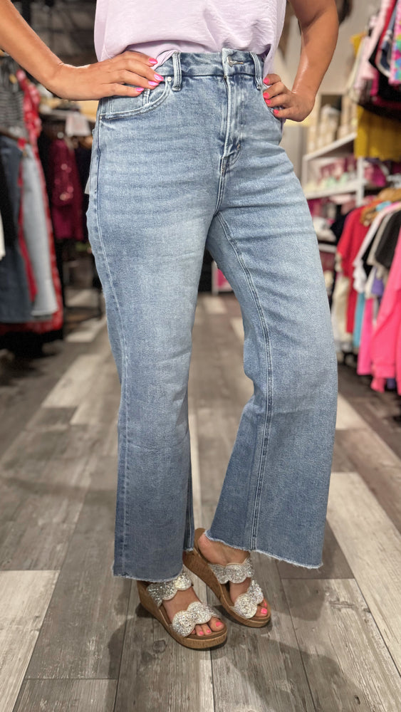 Mica High-Rise Wide Leg Jeans
