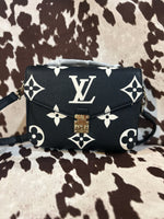 Black and White Louis Vuitton Purse