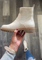 Cream Cabin Fever Bootie by Corkys