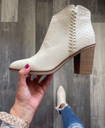 Ivory Dusky Python Bootie by MIA