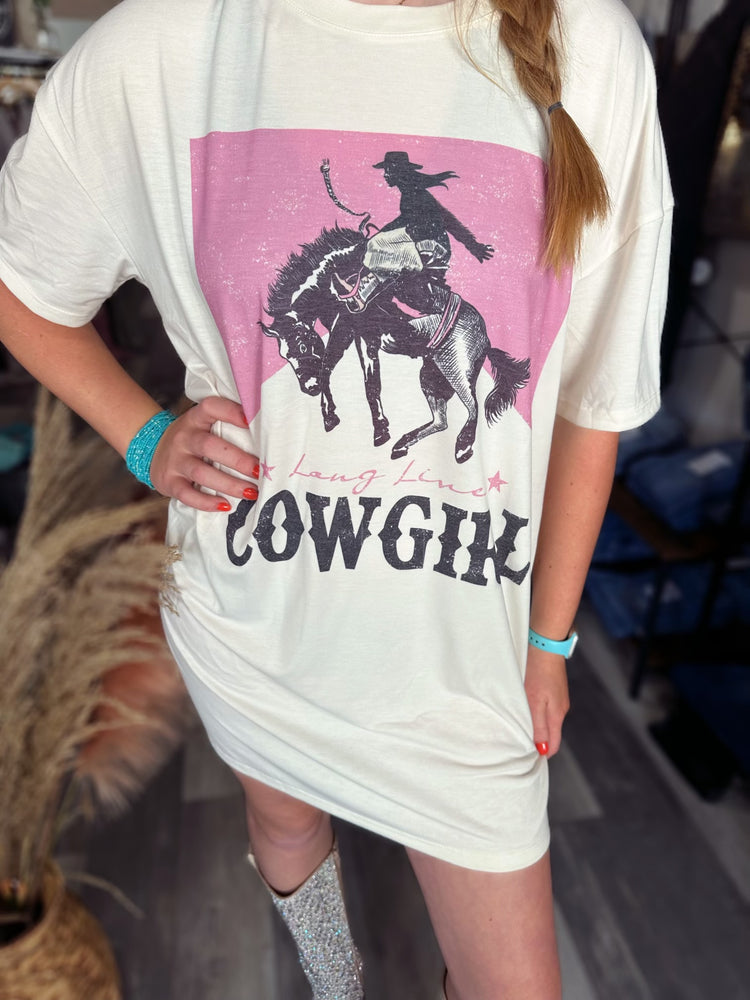 Long Live Cowgirls T-Shirt Dress