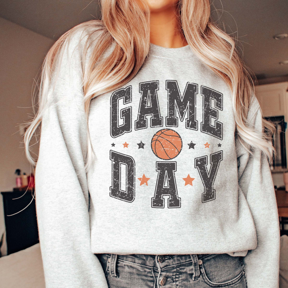 Vintage Basketball Game Day Crewneck