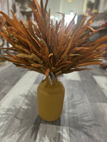 24” Orange/Tan Wild Grass Stem