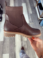 Brown Cabin Fever Booties by Corky’s