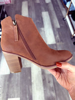 Brown Fringe Bootie by MIA