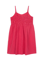 Little Girls Hot Pink Bow Dress