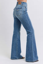 High Rise Flare Medium Wash Jean by Judy Blue