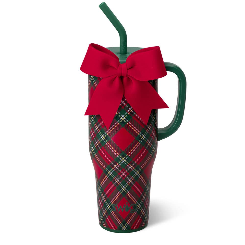 Christmas Plaid 40oz Mug by Swig Life