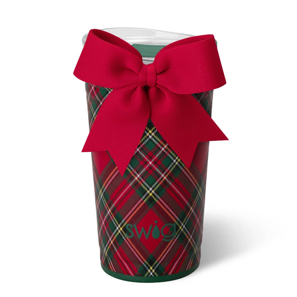 Christmas Plaid 24oz Cup by SwigLife