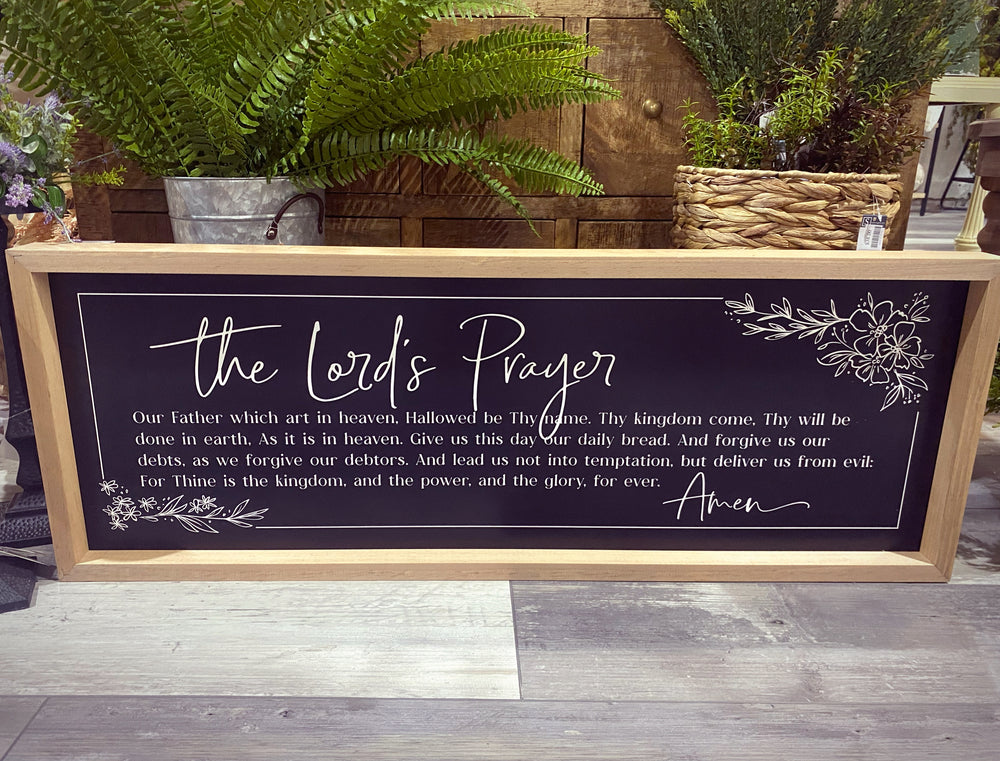 The Lord’s Prayer Sign