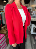 Classic Red Blazer