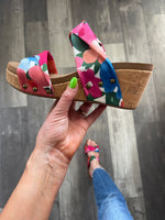 Flowers Wedge by Corkys
