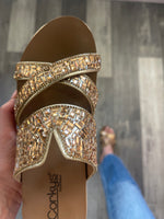 Gold Diamond Sparkler Wedge