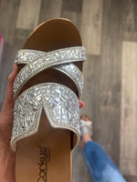 Silver Diamond Sparkler Wedge