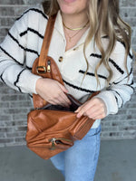 Brown Leather Sling Bag