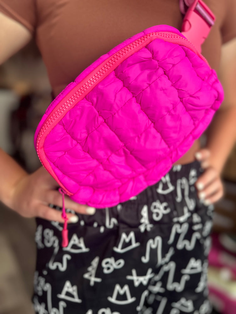 Quilted Puff Cross Body Bag