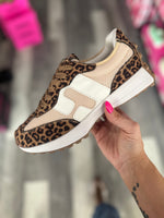 Your Welcome Leopard Tennis Shoes by Corkys