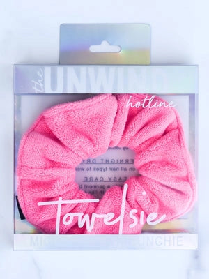 The Unwind Hotline Towelsie Microfiber Scrunchie