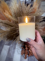 3”x4” Ivory Pillar Candle