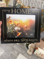 Home: Where our story begins