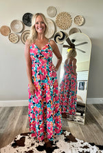 Floral Print Maxi Dress