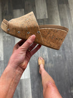 Summer Lovin Glitter Cork Wedge by Corkys