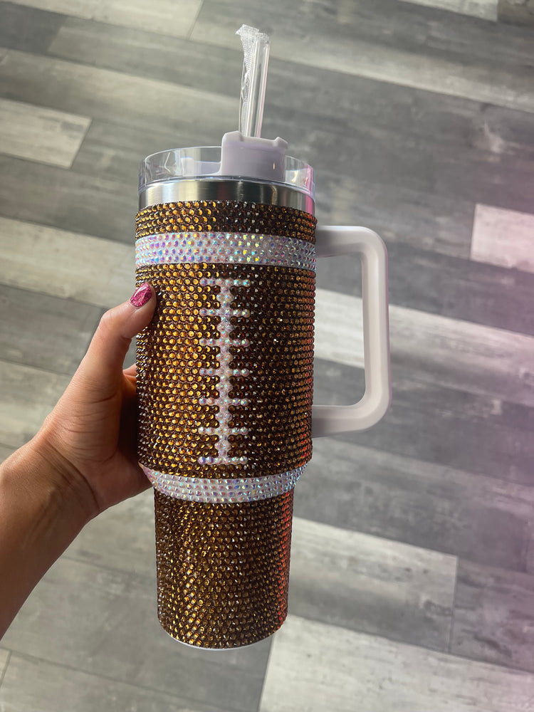 Football Bedazzle Cup