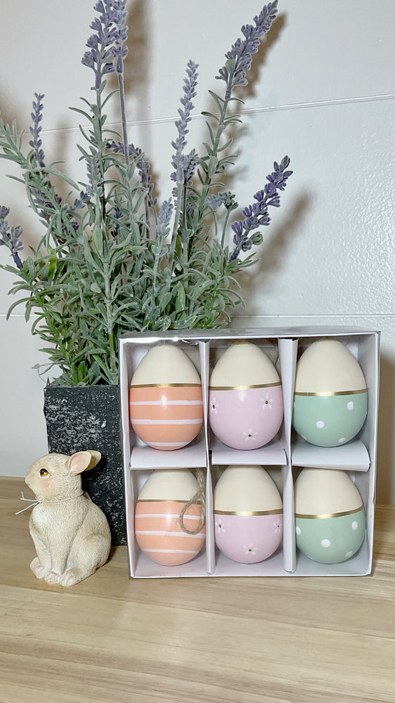 Ornament Easter Eggs Pack of 6