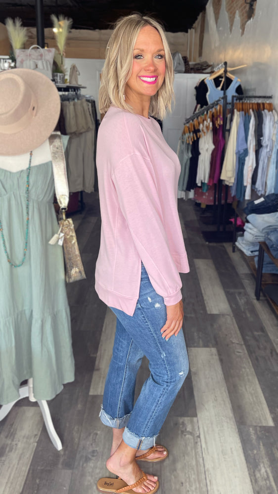 French Terry Hi Low Top